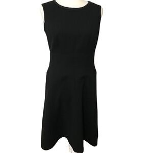 Anne Klein Black Sleeveless Dress size 10 fit and flare